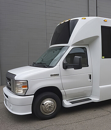white party bus
