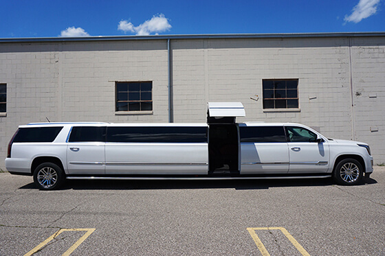 cadillac escalade limousine